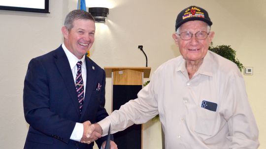 102-year-old WWII vet DaVoult cited for service