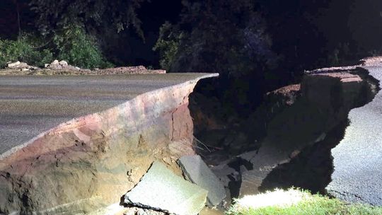 Area suffered storm damage last week