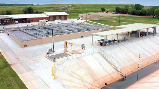 Grand Opening, Ribbon Cutting for Wastewater Facility
