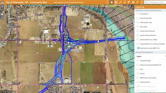 NPWA map shows turnpike connections, infrastructure