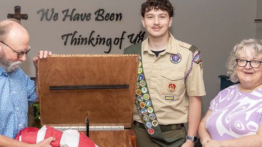 Seth Tabor making his way toward earning Eagle Scout designation