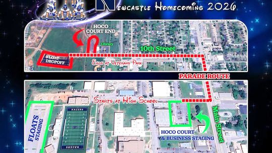 This map provided by the City of Newcastle