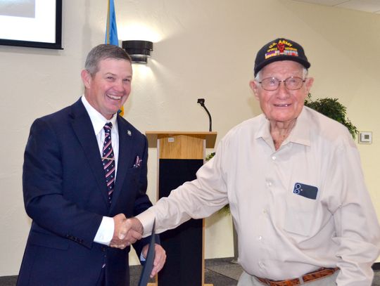 102-year-old WWII vet DaVoult cited for service