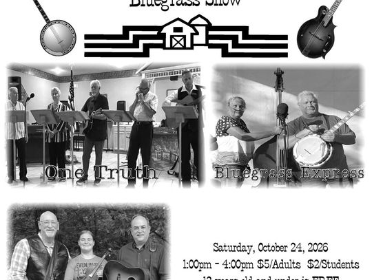 Annual Bluegrass fundraiser Sat. at Senior Citizens Center