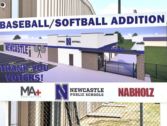 Architect’s rendering of new ball field addition