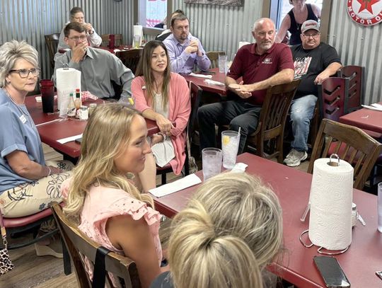 Area Chamber members attend Business Bites at Boudreaux’s