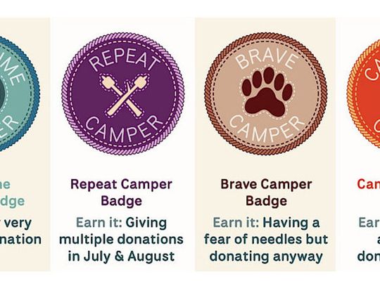 Camp Donor comes to Newcastle: Give blood, get perks — No mosquito bites involved!