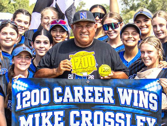 Coach Crossley has 1,200th win in Fastpitch