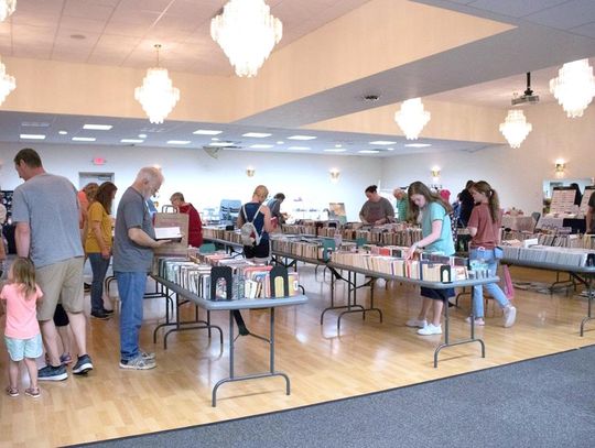 Friends of the Library Book Sale, Crafts, Blood Drive June 3