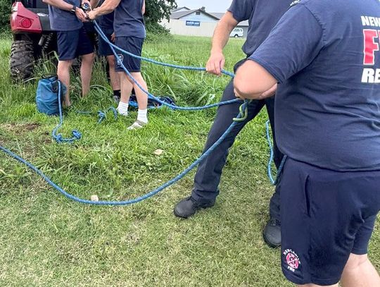 Getting their training