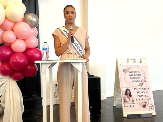 Miss Oklahoma addresses Women in Business