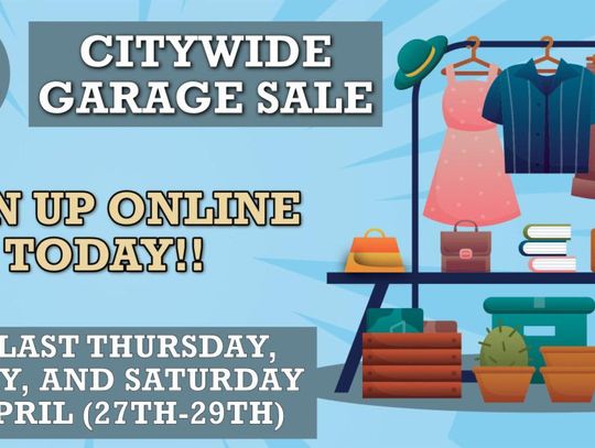 Newcastle Citywide Garage Sale today through Saturday