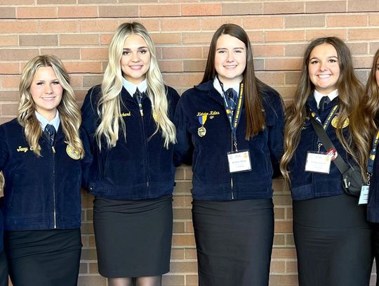 Newcastle High School FFA Officers