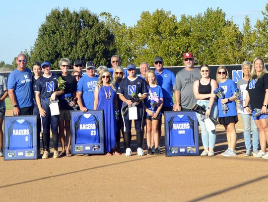 Newcastle Racer Fast Pitch softball seniors saluted