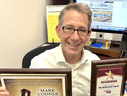 Pacer wins 2 firsts at annual Press Assoc. convention