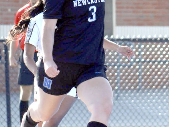 Playing soccer for Bluefield University