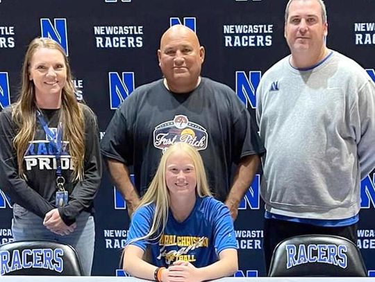 Racer athletes sign to play in college