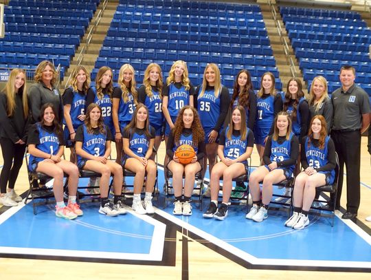 Racer Girls ready to play basketball