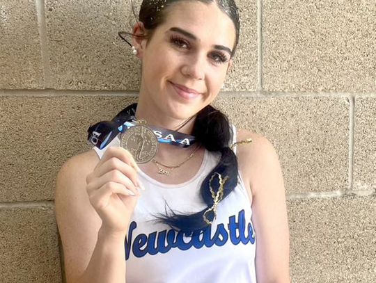 Racer Jordie Brooks finished as State Runner-Up in Long Jump