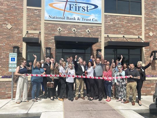 Ribbon cut at FNBT-Goldsby