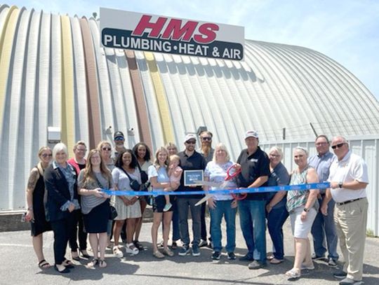 Ribbon cut at HMS Plumbing, Heat & Air