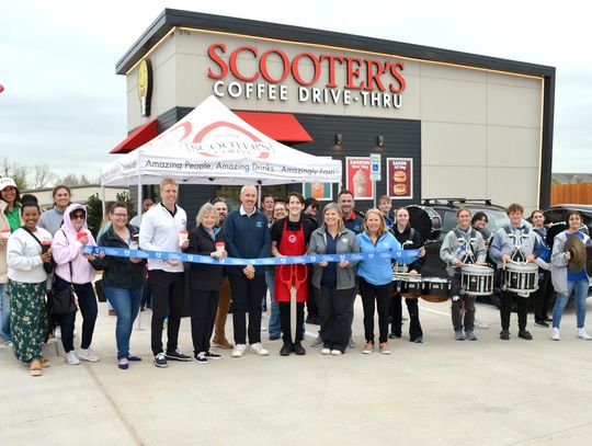 Ribbon cut at Scooter’s Coffee