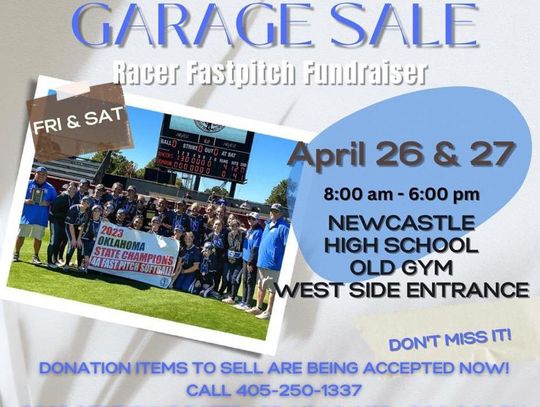 Softball fundraiser is one of Garage Sales this week