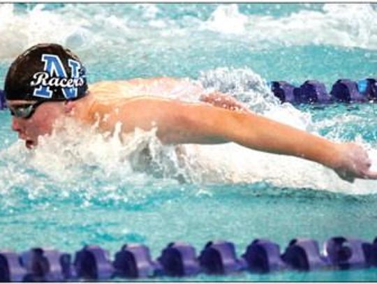 Swimming his best at State