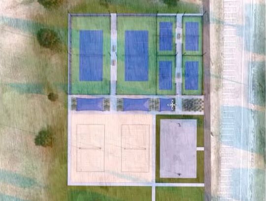 Tennis, pickleball, volleyball courts proposed for Veterans Park