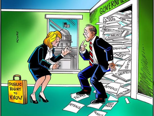 The FOIA: Off to slow start, picked up speed, now hitting a brick wall