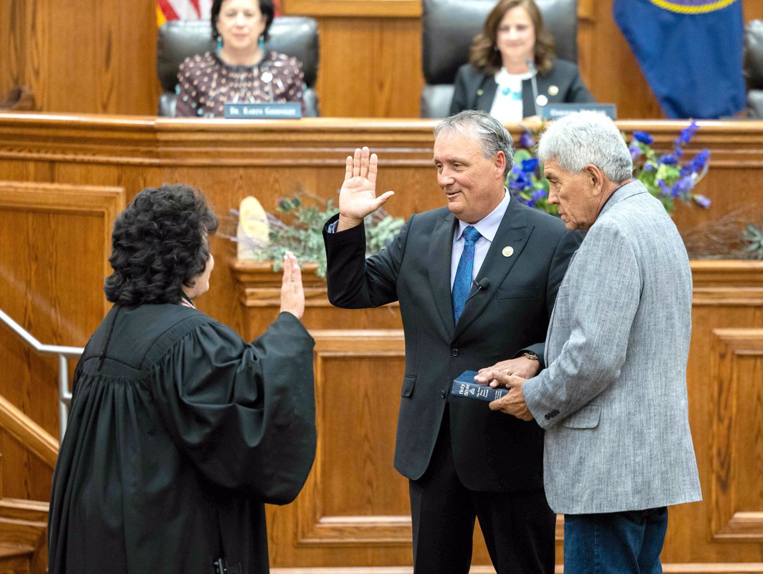 Scott Wood sworn in as Lt. Governor of the Chickasaw Nation