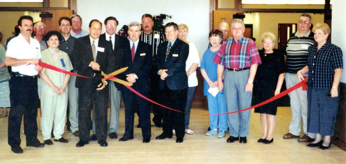 2000 Ribbon Cutting at Newcastle Christian Church 2000 Ribbon Cutting at Newcastle Christian Church