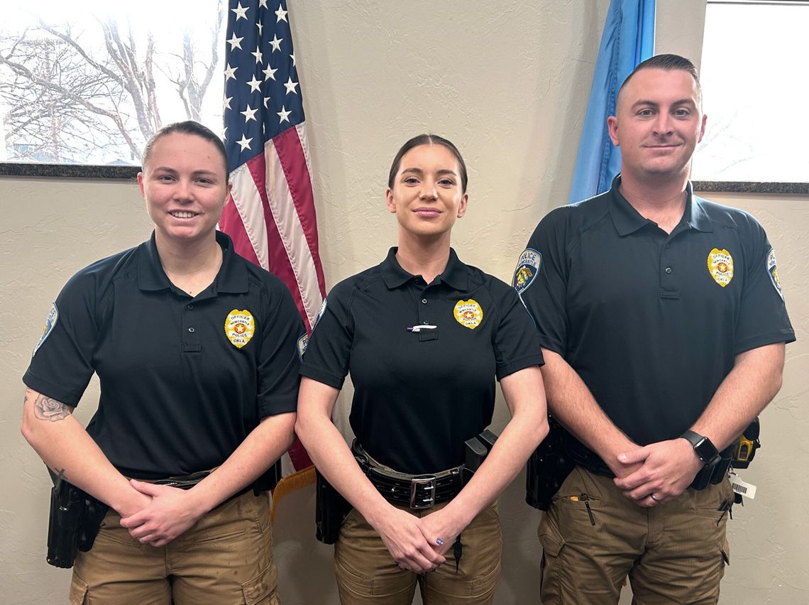 3 Newcastle Police Officers earn their CLEET certification