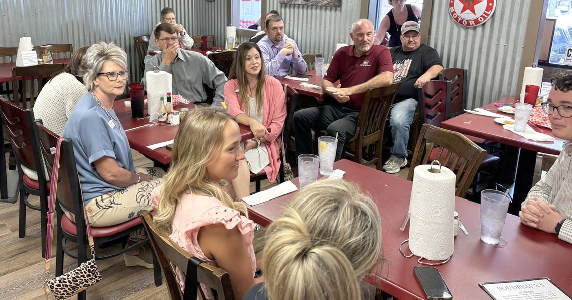 Area Chamber members attend Business Bites at Boudreaux’s