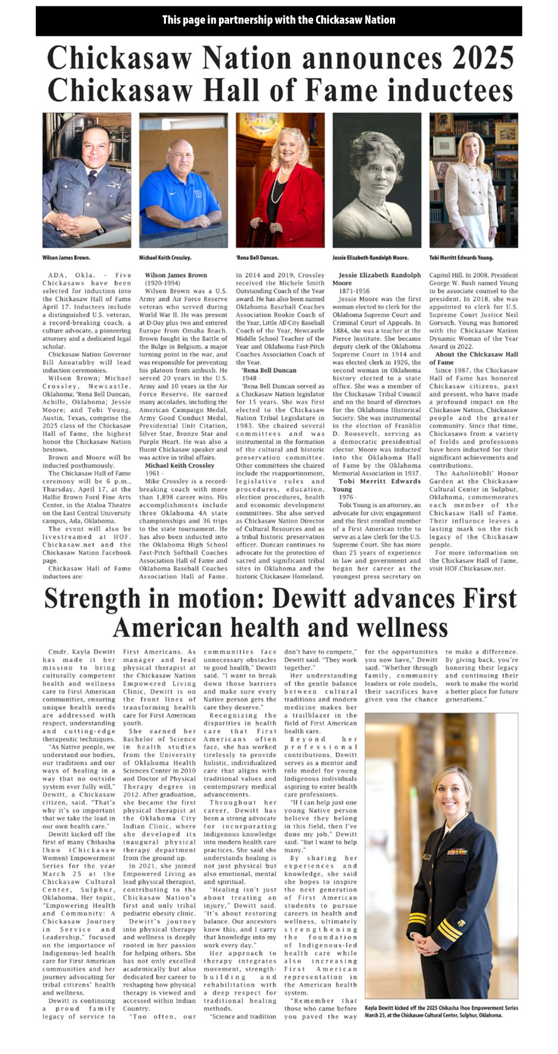 Chickasaw Nation News for week of April 17