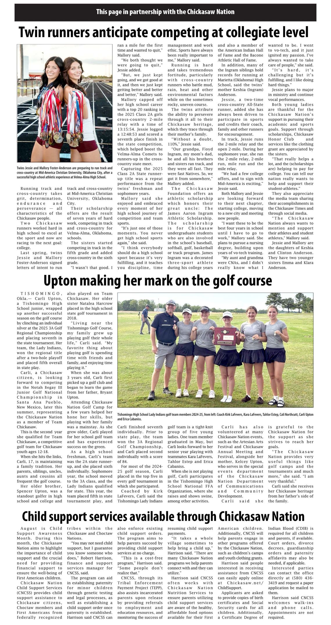 Chickasaw Nation news for week of August 14