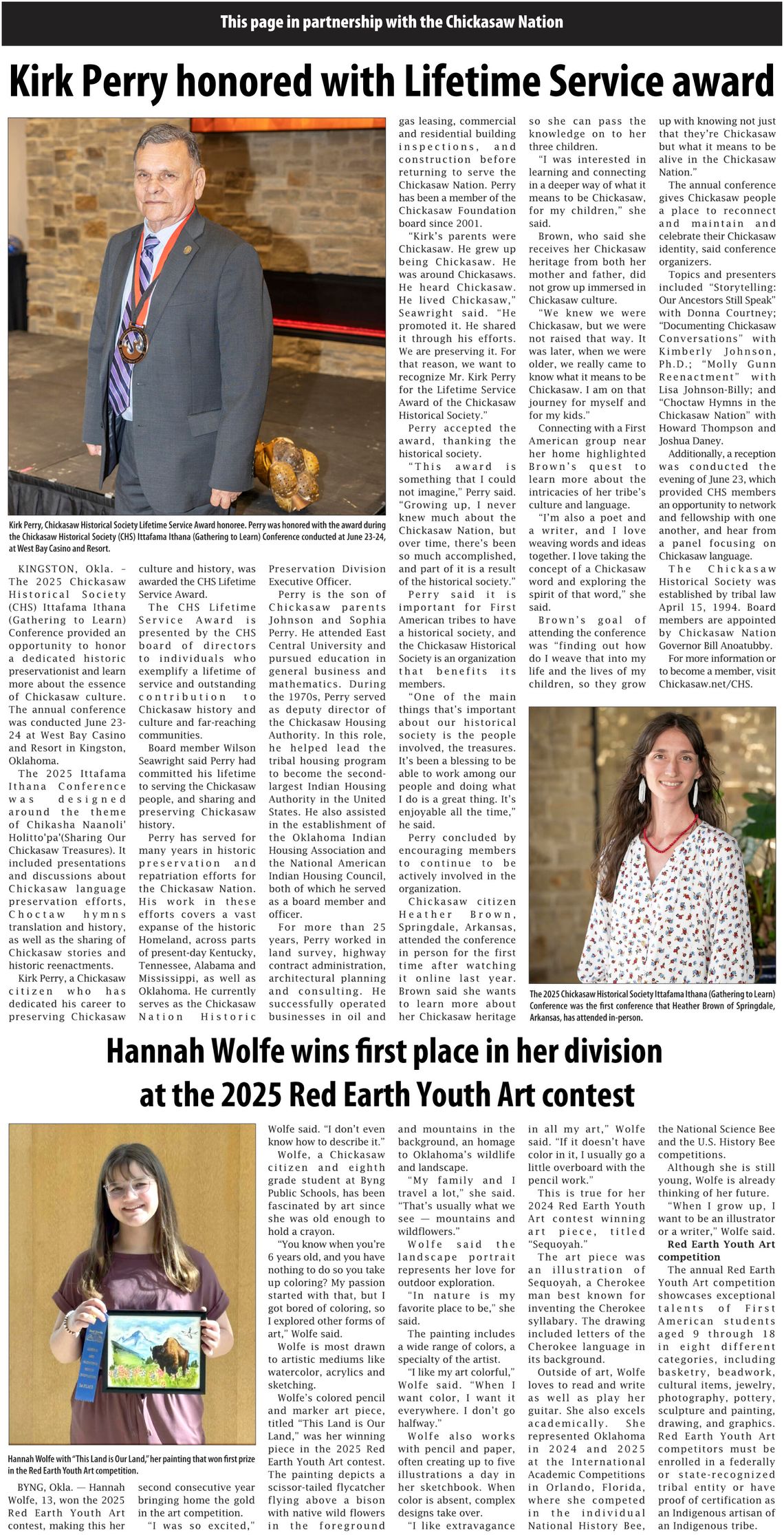 Chickasaw Nation news for week of August 21