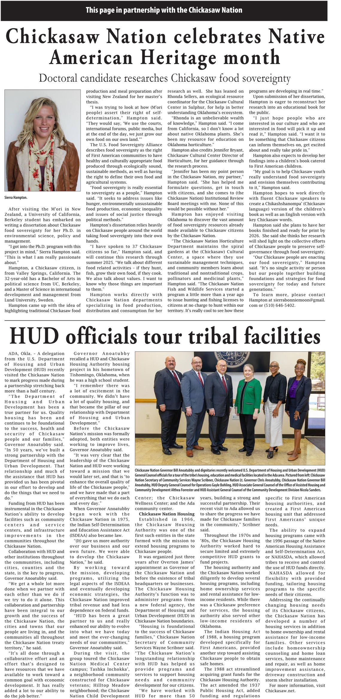 Chickasaw Nation News for week of November 21, 2024