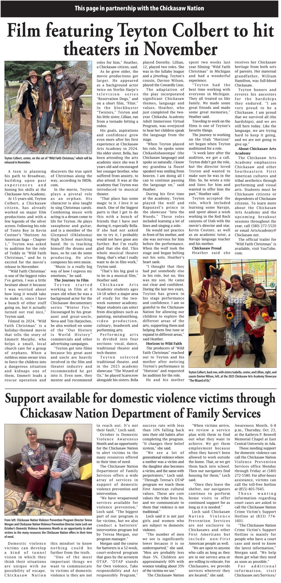 Chickasaw Nation News for week of October 23, 2025