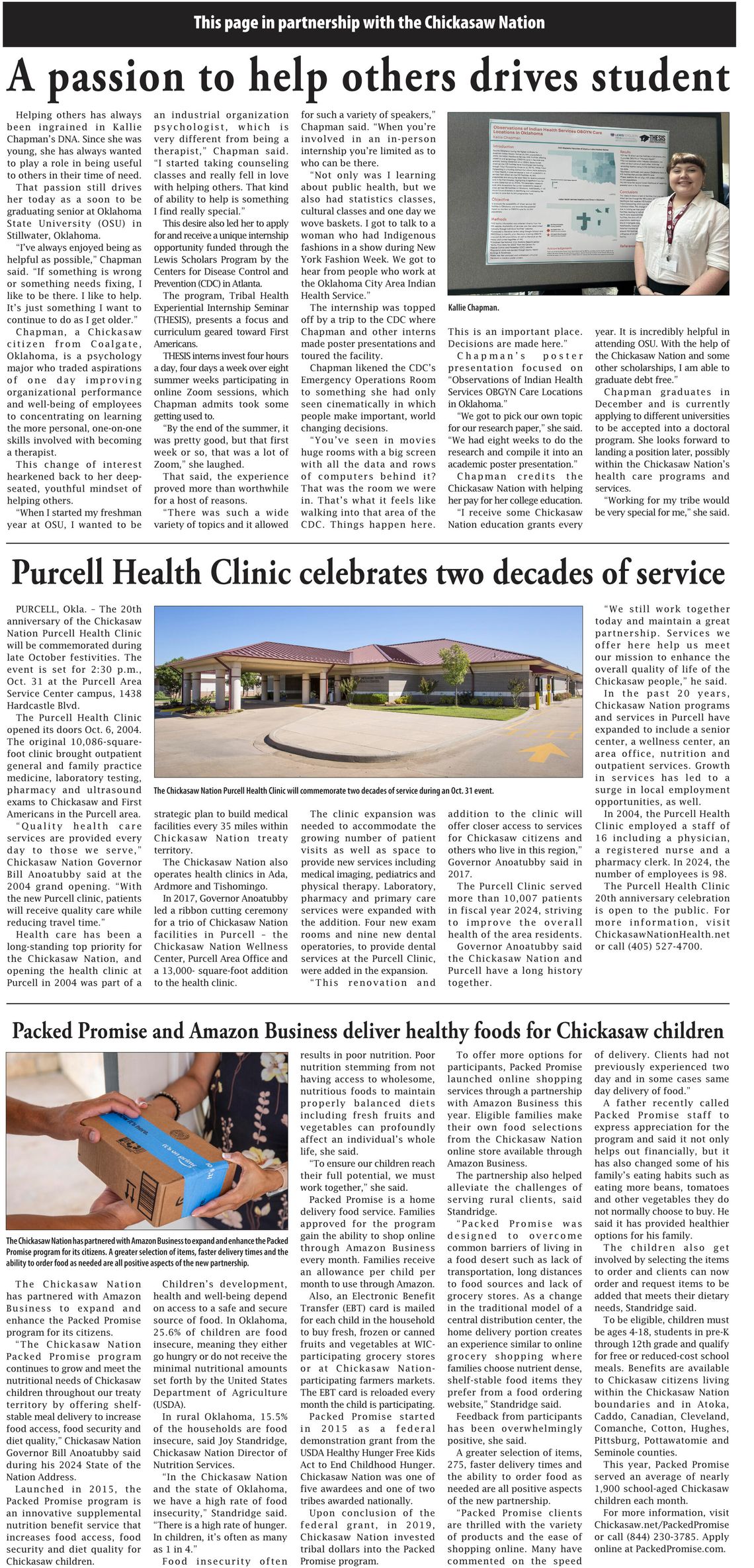 Chickasaw Nation News for week of October 31, 2024