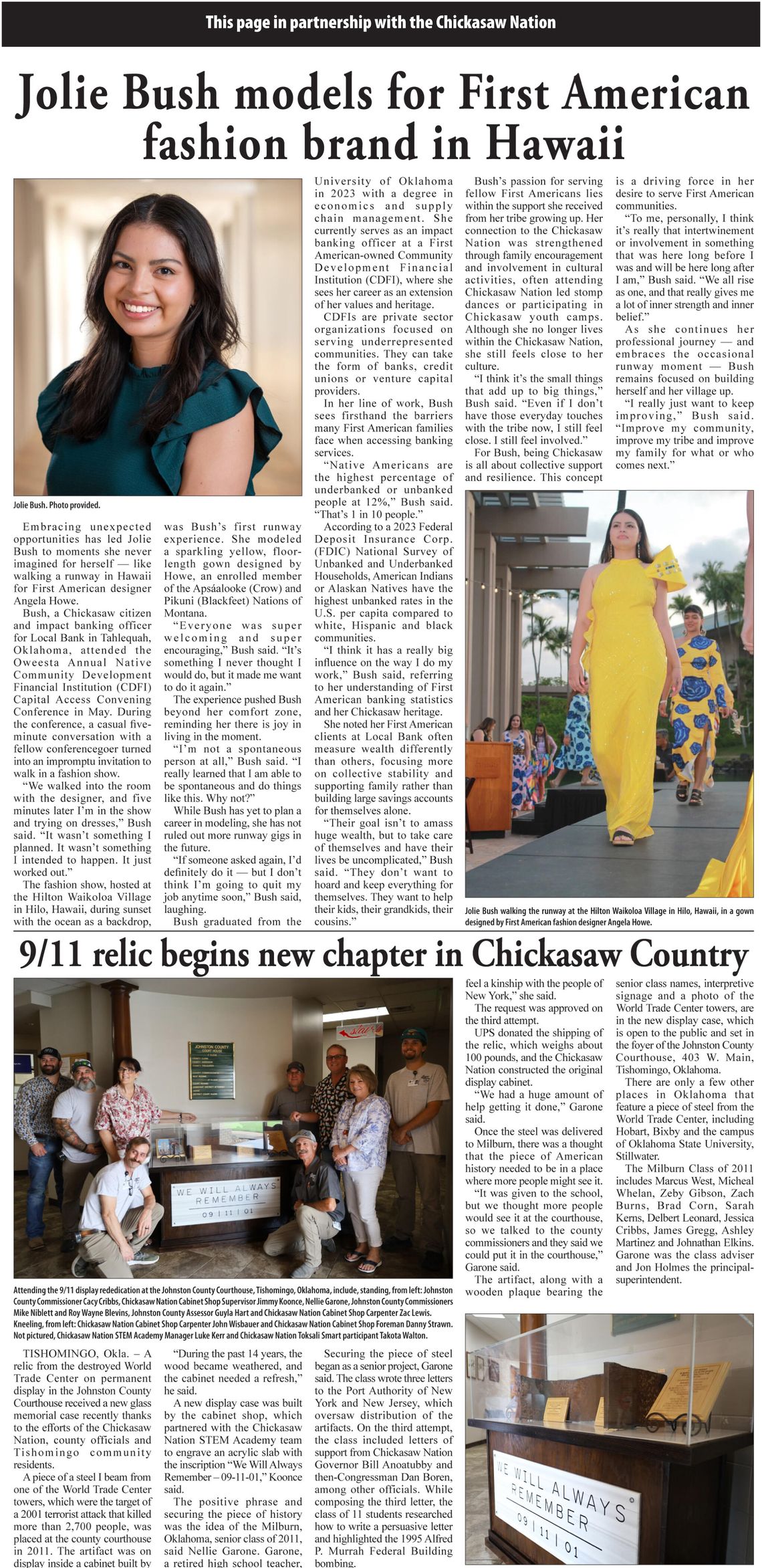 Chickasaw Nation news for week of September 11
