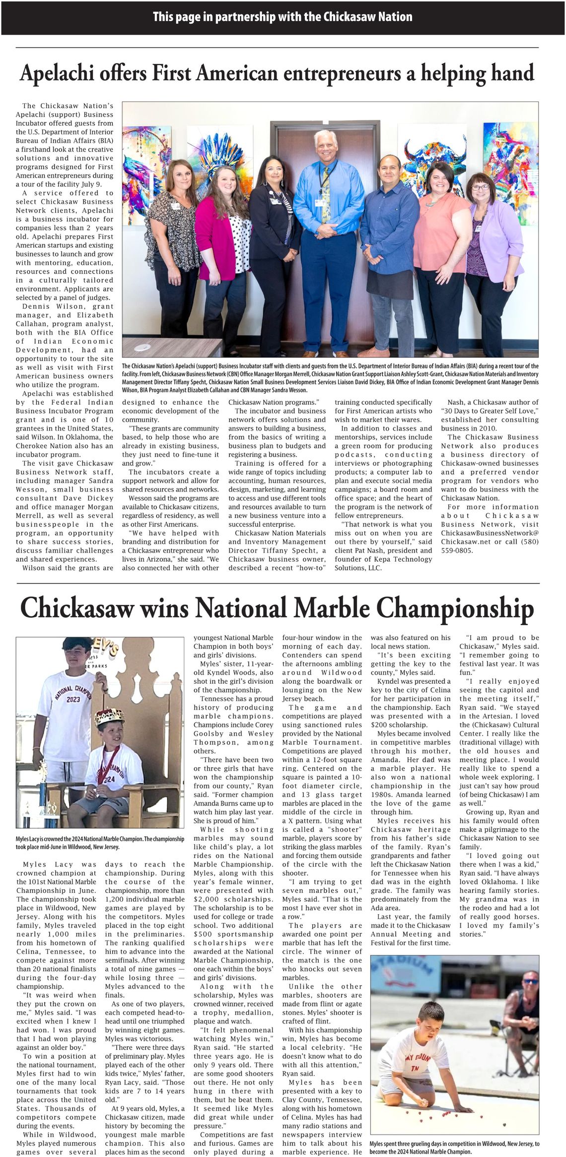 Chickasaw Nation News for week of Thursday, August 22