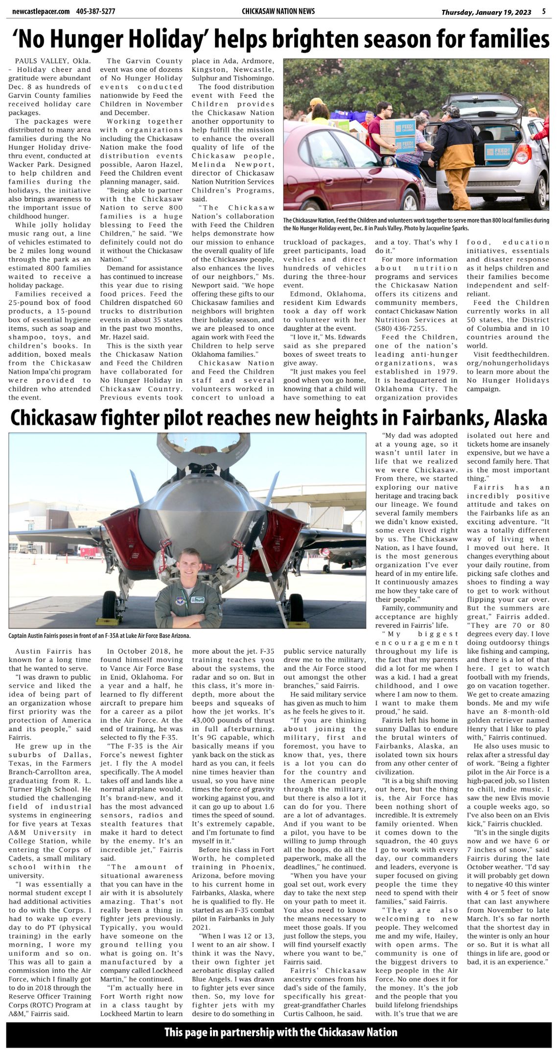 Chickasaw Nation news January 19