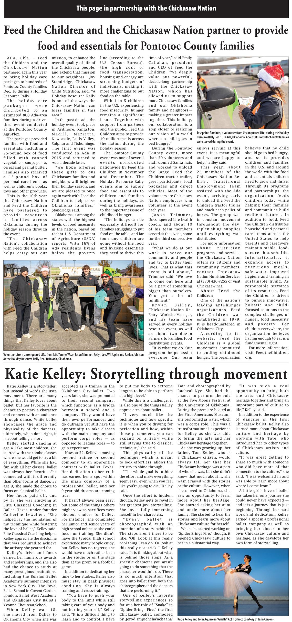 Chicksaw Nation News for the week of December 25 Chicksaw Nation News for the week of December 25