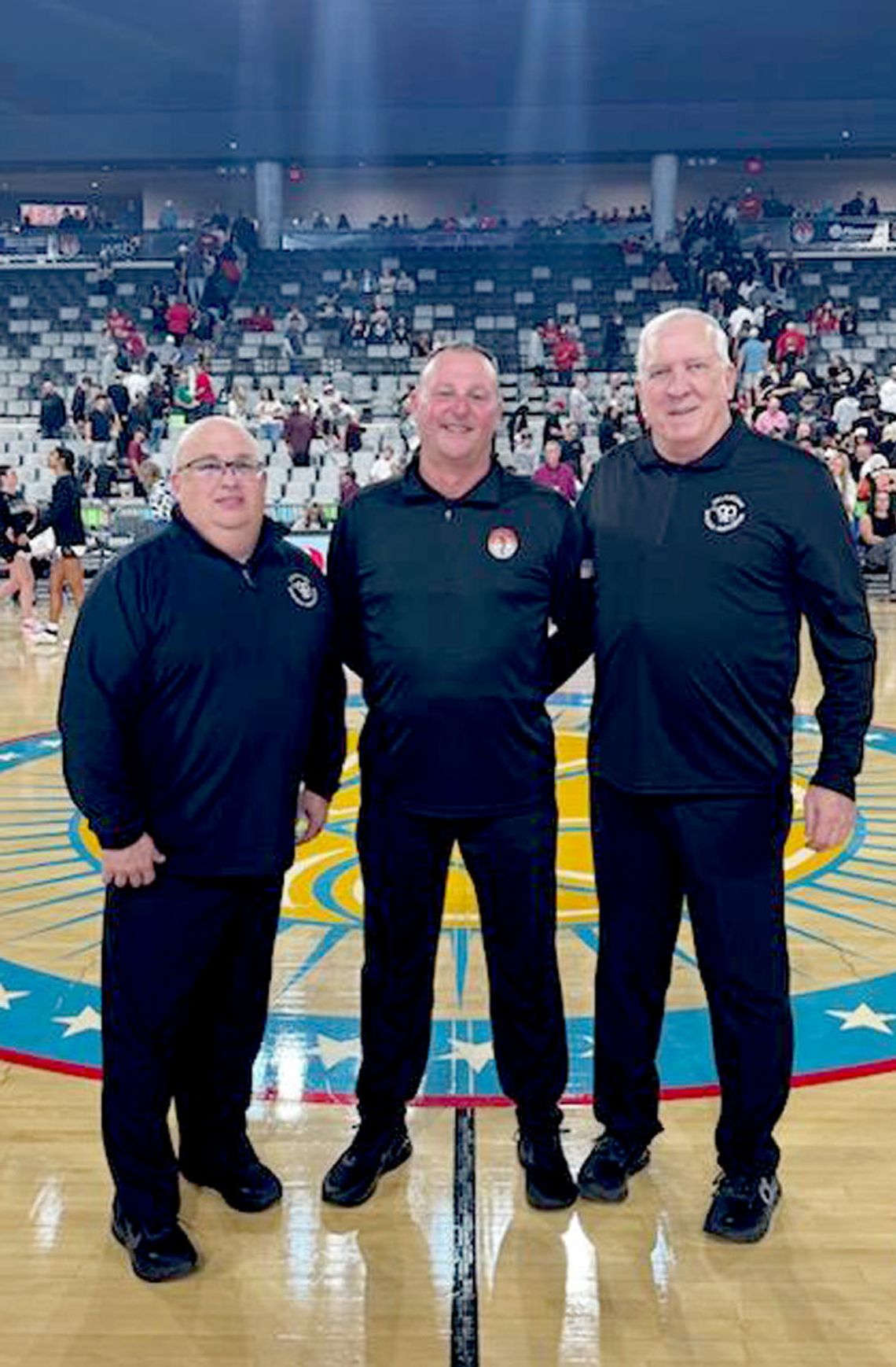 Coach Scott officiates at State