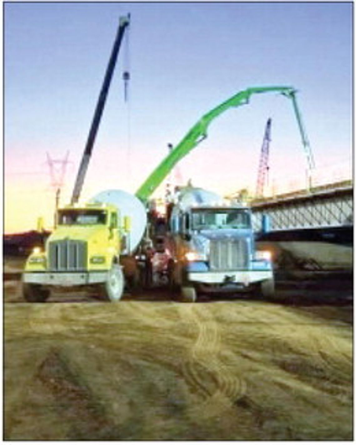 Concrete deck poured on Toby Keith Expressway
