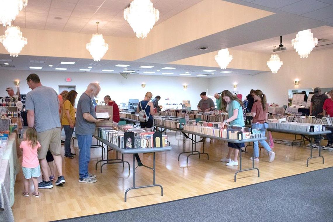 Friends of the Library Book Sale, Crafts, Blood Drive June 3