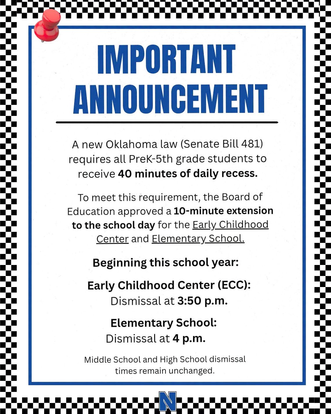 Get ready for Newcastle Schools to start Aug. 6 Get ready for Newcastle Schools to start Aug. 6