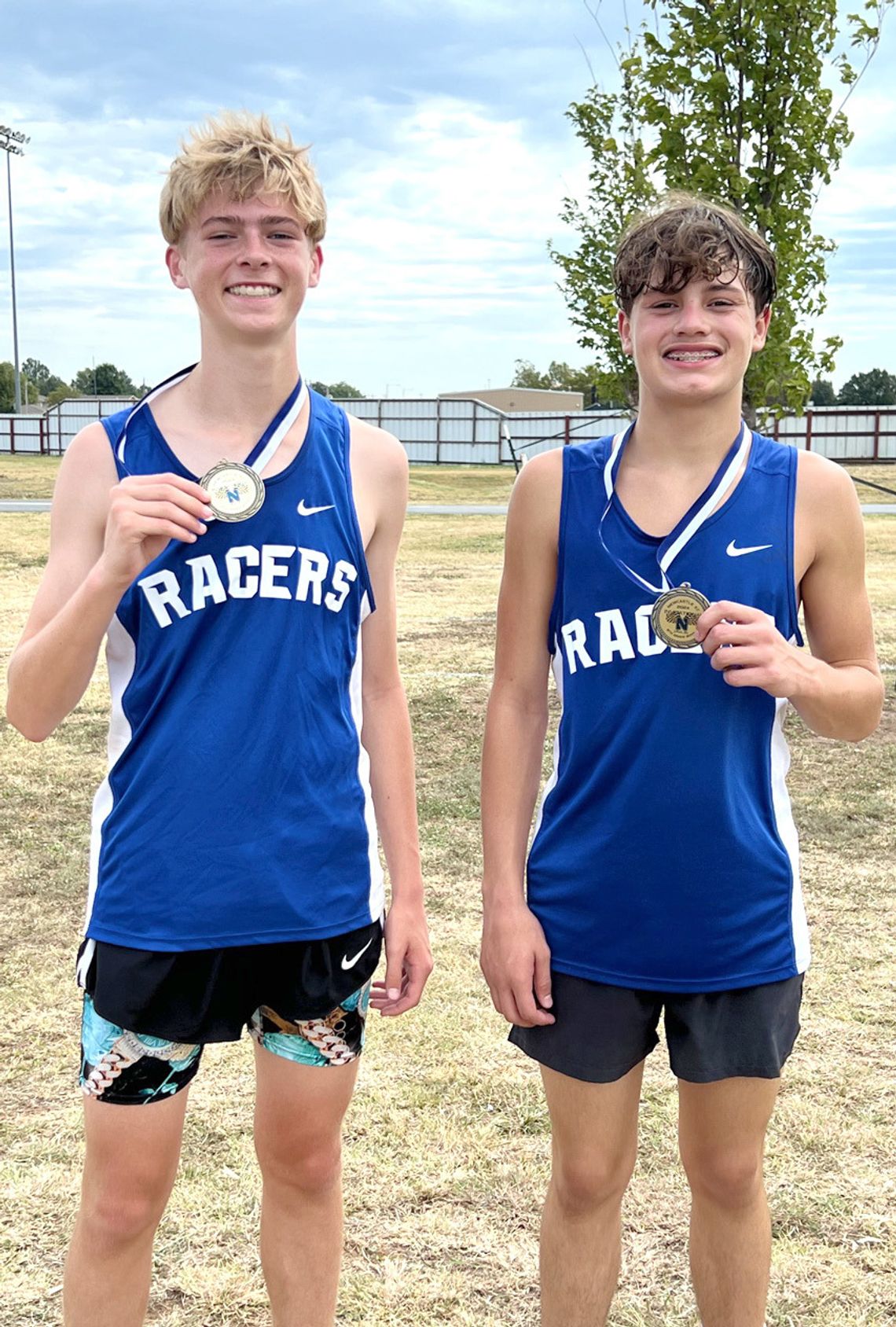 Jackson Stevens and Mylo O’Daniel took first and second places for their divisions at the OBU Invitational Cross Country