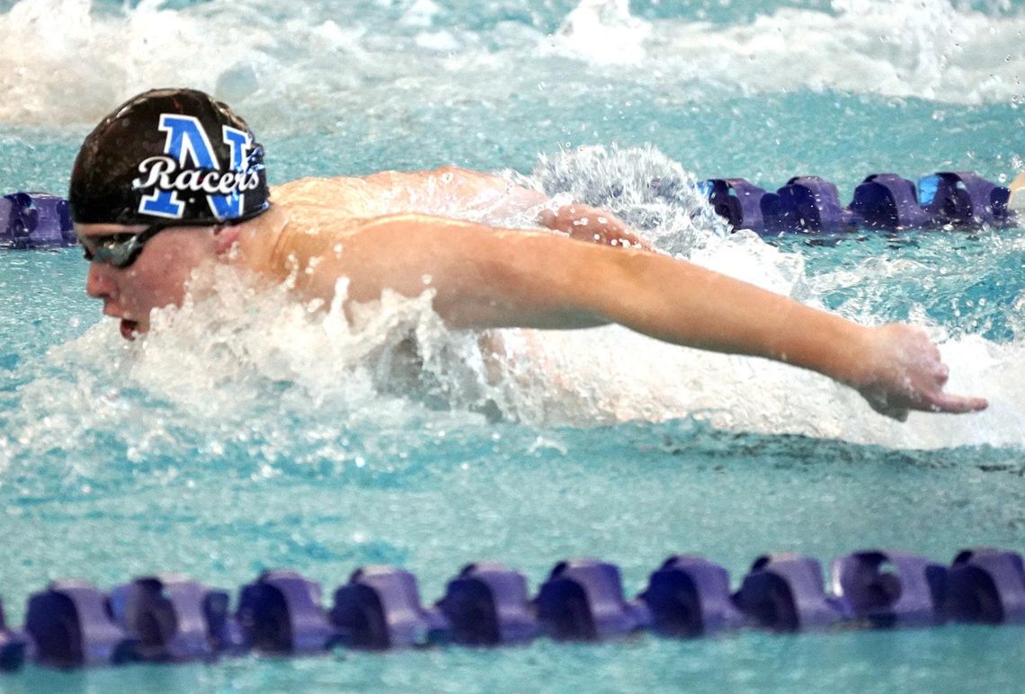 Leader wins 2 medals at State Swimming